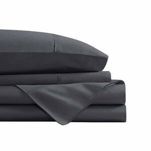 Swift Home -  3PC Solid Microfiber Sheet Set with Sma Gray